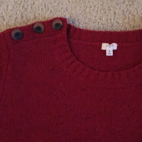 Red sweater from JCrew. - Picture 2 of 3